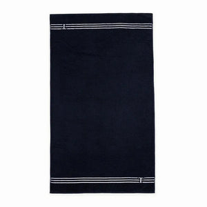 Toalha de Praia Isola Marino / Branco 100% Algodão Trussardi