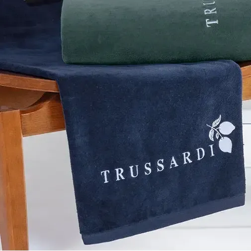 Toalha de Praia Marino Limone 100% Algodão Trussardi