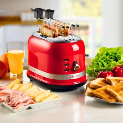 Torradeira Elétrica Moderna Vermelha 220V 750W Ariete