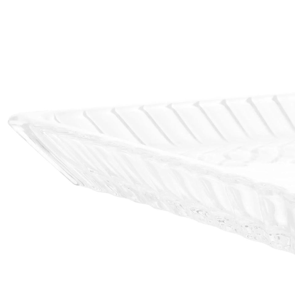 Travessa Cristal Chumbo Lys 34x17x3cm Wolff