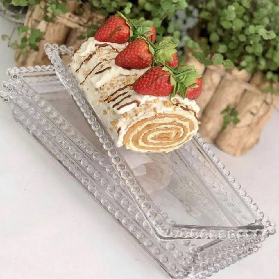 Travessa Cristal Pérola 30x13x3cm Wolff