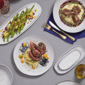 Travessa G Redonda Stoneware Orgânico Echo 36cm Porto Brasil