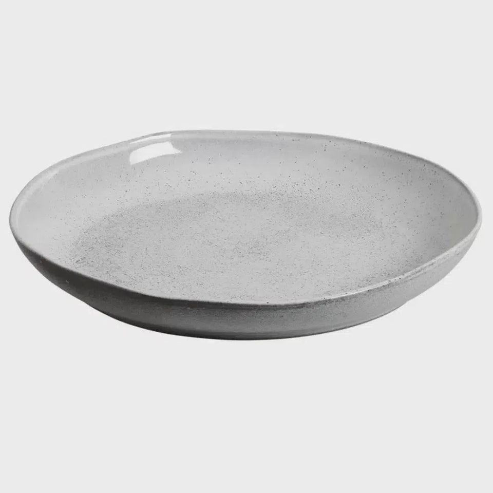 Travessa G Redonda Stoneware Orgânico Echo 36cm Porto Brasil