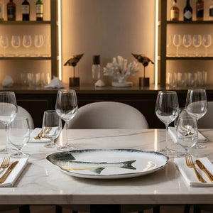 Travessa Média Cerâmica Atlântica 26,5x3x39,5 Scalla