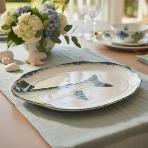 Travessa Média Cerâmica Atlântica 26,5x3x39,5 Scalla