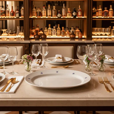 Travessa Média Cerâmica Provence 27x4,5x39 Scalla