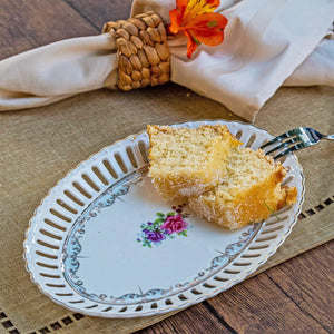 Travessa Oval New Bone China Mon Cheri 25x17,5x2,3cm L'Hermitage