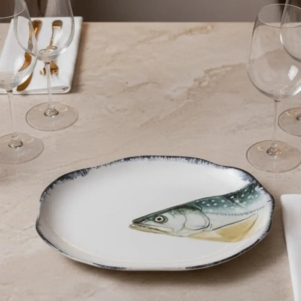 Travessa Pequena Cerâmica Atlântica 20x2,5x29 Scalla