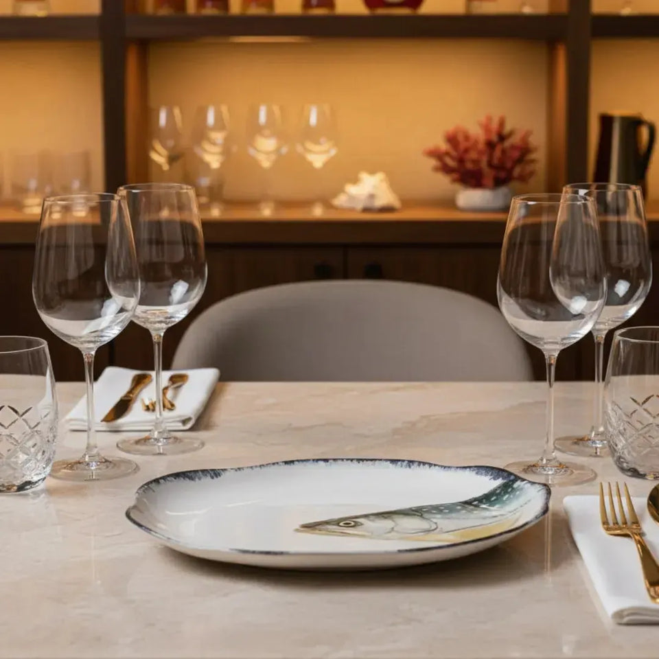 Travessa Pequena Cerâmica Atlântica 20x2,5x29 Scalla