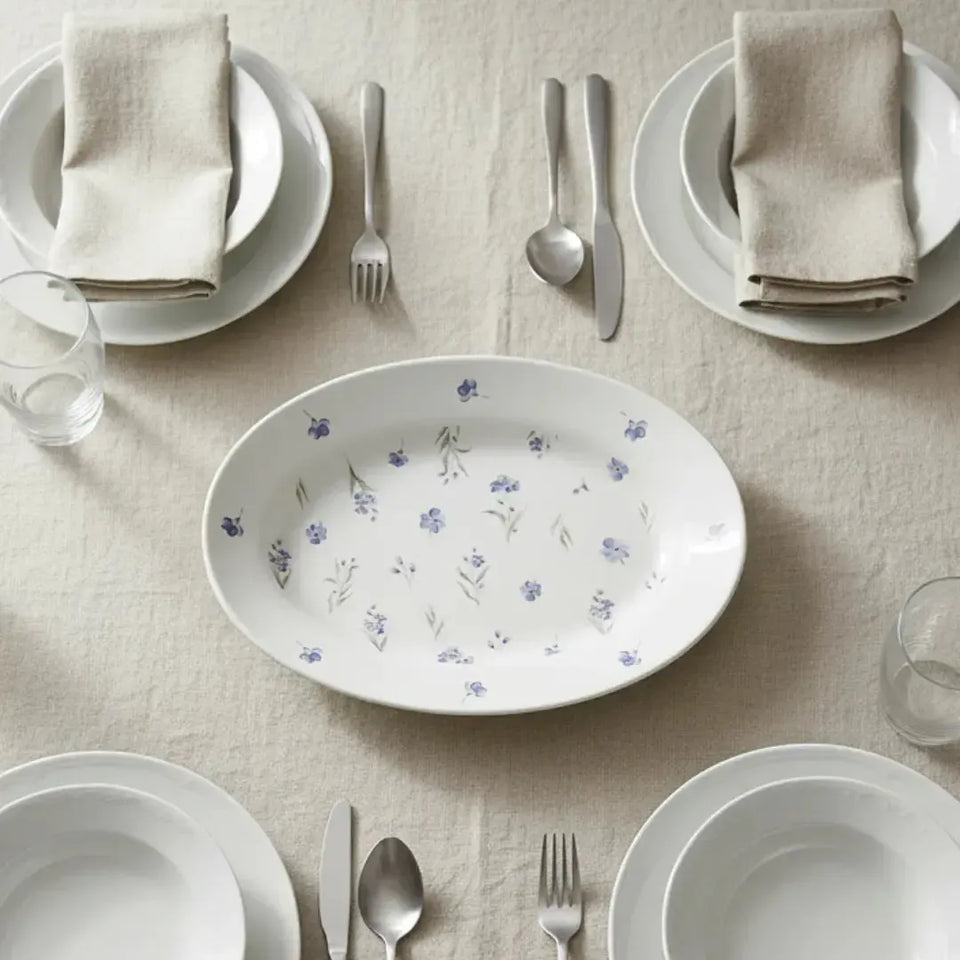 Travessa Pequena Cerâmica Provence 23x4x32,5 Scalla