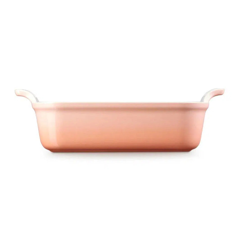 Travessa Quadrada Cerâmica Heritage Peche 23cm Le Creuset