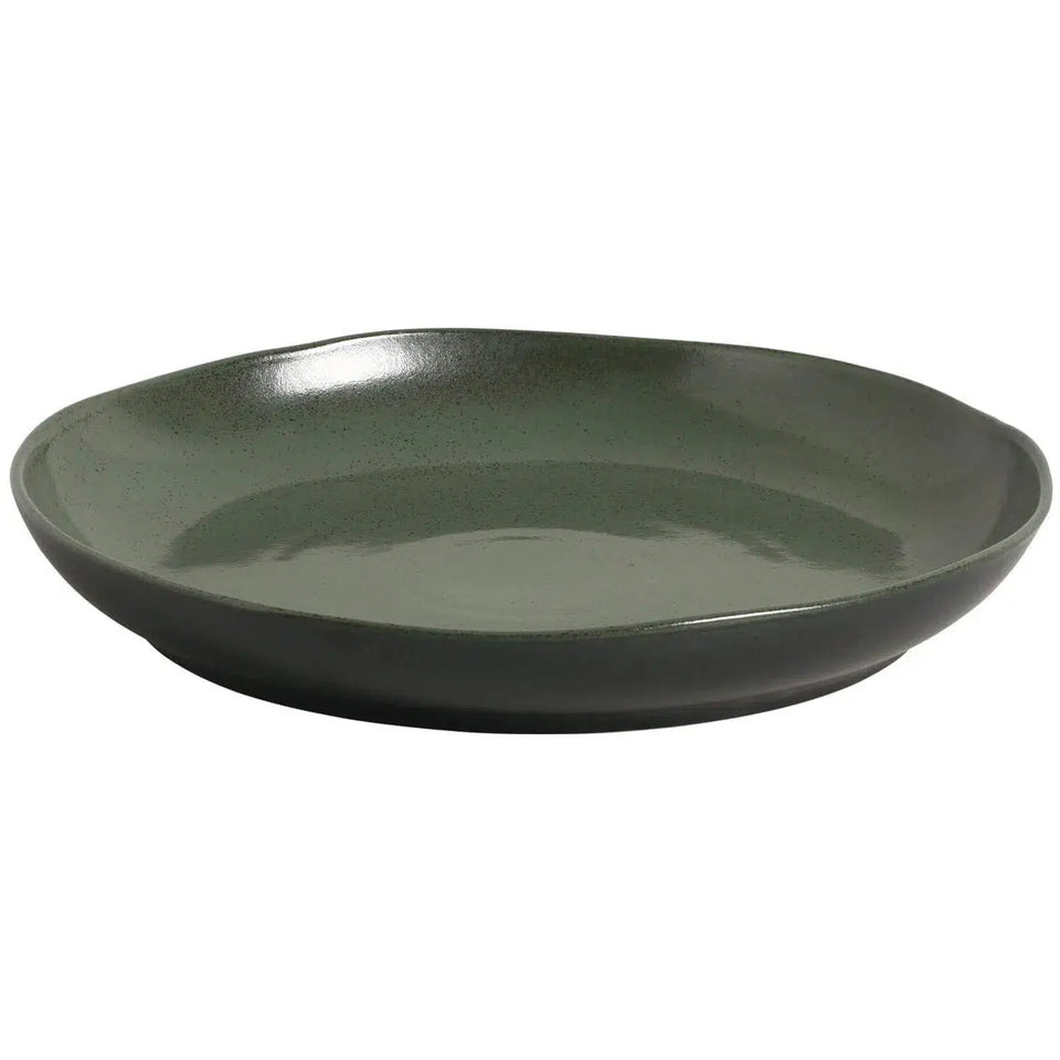 Travessa Redonda Grande Stoneware Bio Arauco/Greenery 36cm Porto Brasil