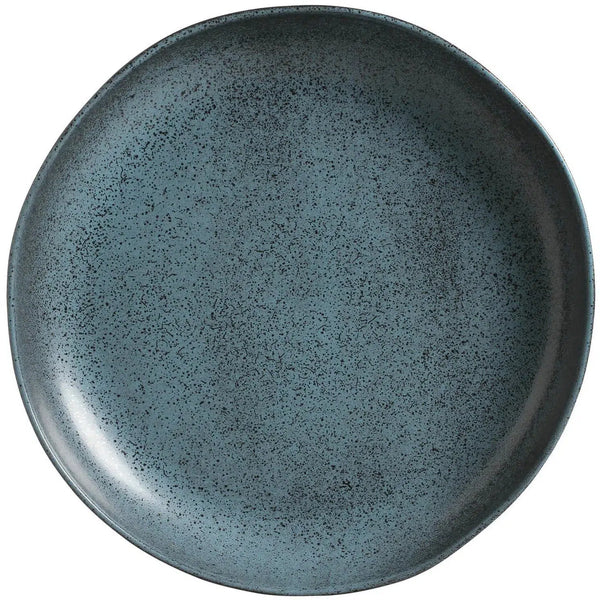 Travessa Redonda Grande Stoneware Orgânico Petroleum/Night Sky 36cm Porto Brasil