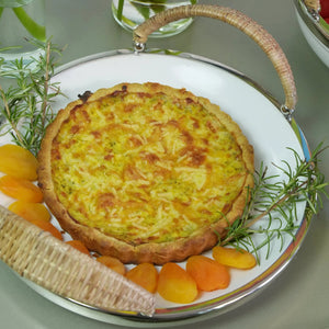 Travessa Redonda de Cerâmica com Alças Object Bahali 34cm