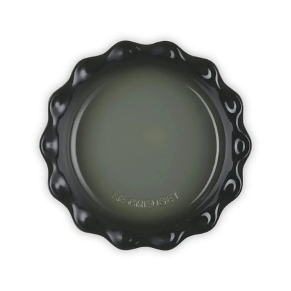 Travessa Redonda para Torta Cerâmica Heritage Thyme 23cm Le Creuset