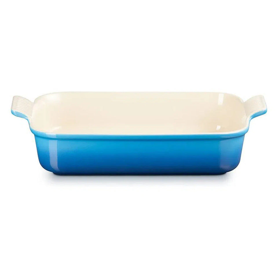 Travessa Retangular Cerâmica Heritage Azul Marseille 26cm Le Creuset