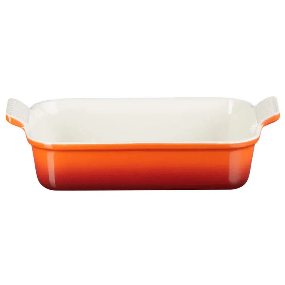 Travessa Retangular Cerâmica Heritage Cayenne 26cm Le Creuset