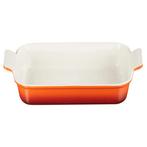 Travessa Retangular Cerâmica Heritage Cayenne 26cm Le Creuset