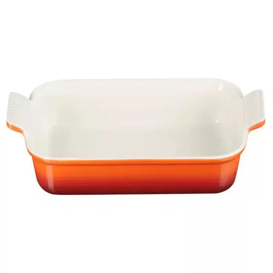 Travessa Retangular Cerâmica Heritage Cayenne 32cm Le Creuset