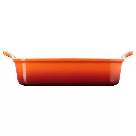 Travessa Retangular Cerâmica Heritage Cayenne 32cm Le Creuset