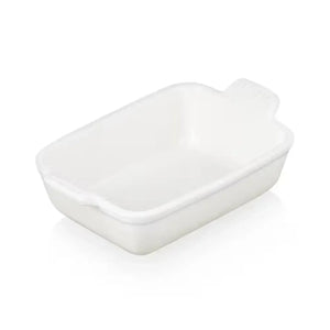 Travessa Retangular Cerâmica Heritage Cotton 19cm Le Creuset