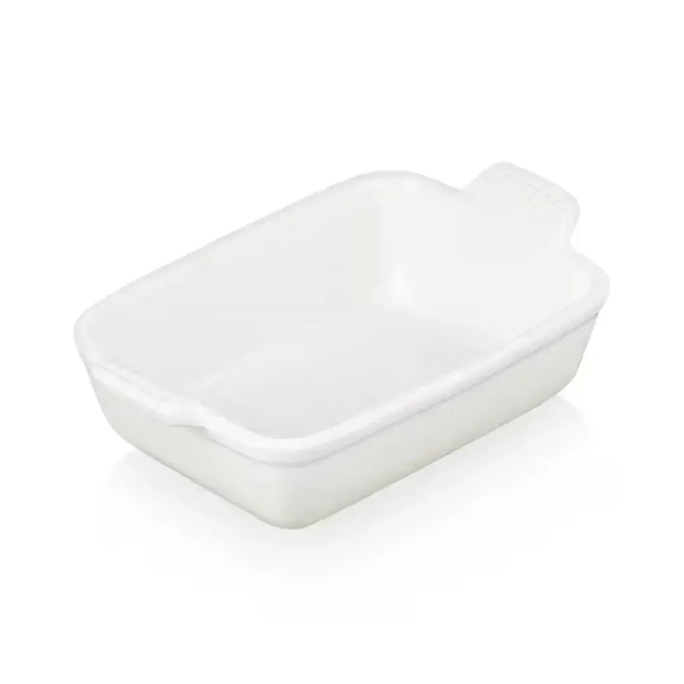 Travessa Retangular Cerâmica Heritage Cotton 19cm Le Creuset