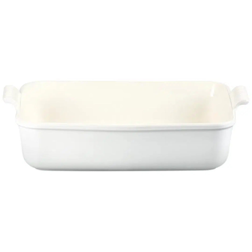 Travessa Retangular Cerâmica Heritage Cotton 36cm Le Creuset