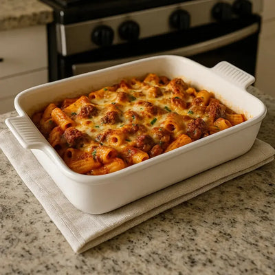 Travessa Retangular Cerâmica Heritage Cotton 36cm Le Creuset