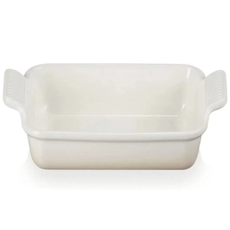 Travessa Retangular Cerâmica Heritage Meringue 19cm Le Creuset