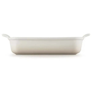 Travessa Retangular Cerâmica Heritage Meringue 32cm Le Creuset