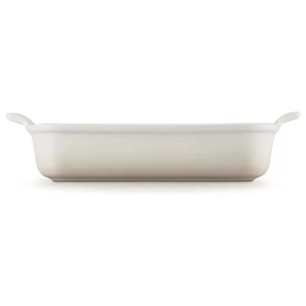 Travessa Retangular Cerâmica Heritage Meringue 32cm Le Creuset