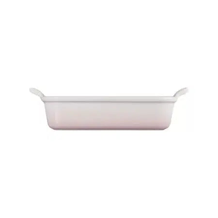 Travessa Retangular Cerâmica Heritage Shell Pink 26cm Le Creuset