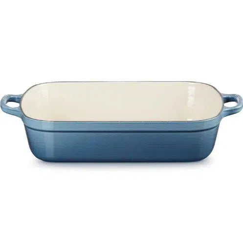 Travessa Retangular com Alças Cerâmica Signature Chambray 33cm Le Creuset