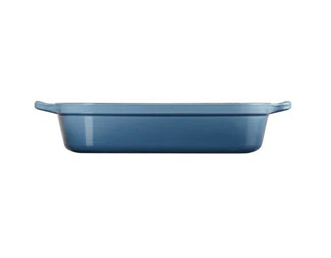 Travessa Retangular com Alças Cerâmica Signature Chambray 33cm Le Creuset