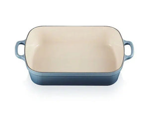 Travessa Retangular com Alças Cerâmica Signature Chambray 33cm Le Creuset