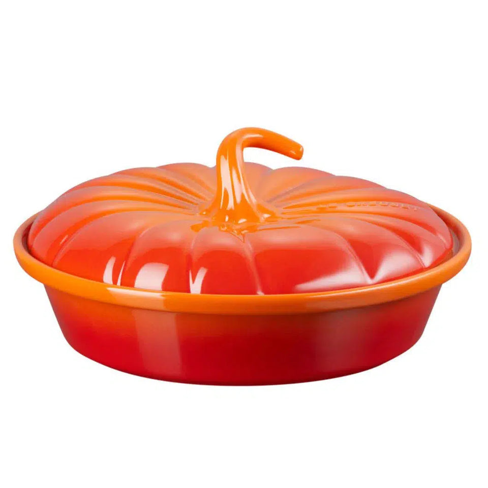 Travessa com Tampa Abóbora Halloween 23cm Le Creuset