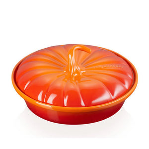 Travessa com Tampa Abóbora Halloween 23cm Le Creuset