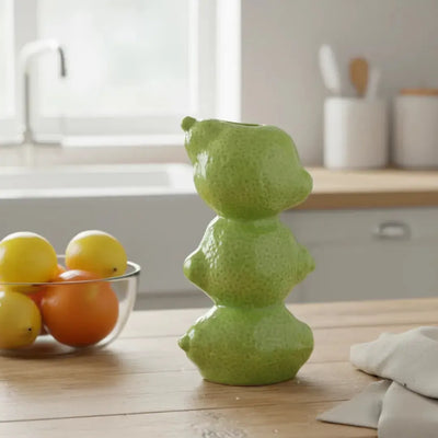 Vaso Cerâmica 3 Lemon 9x6,5x6,5 Tuut