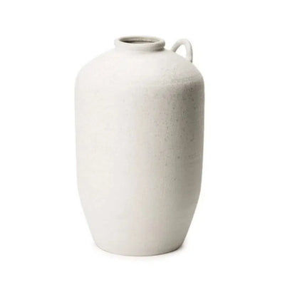 Vaso Cerâmica Branco 34,5x21x21cm Mart