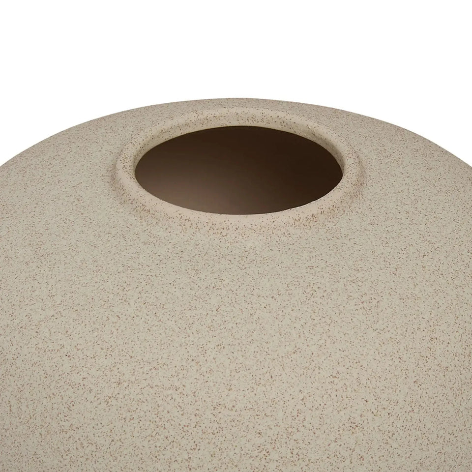 Vaso Cerâmica Off White 18x20,5cm Mart