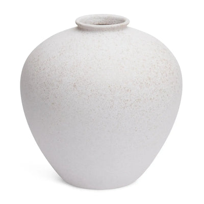Vaso Cerâmica Off White 24x23cm Mart