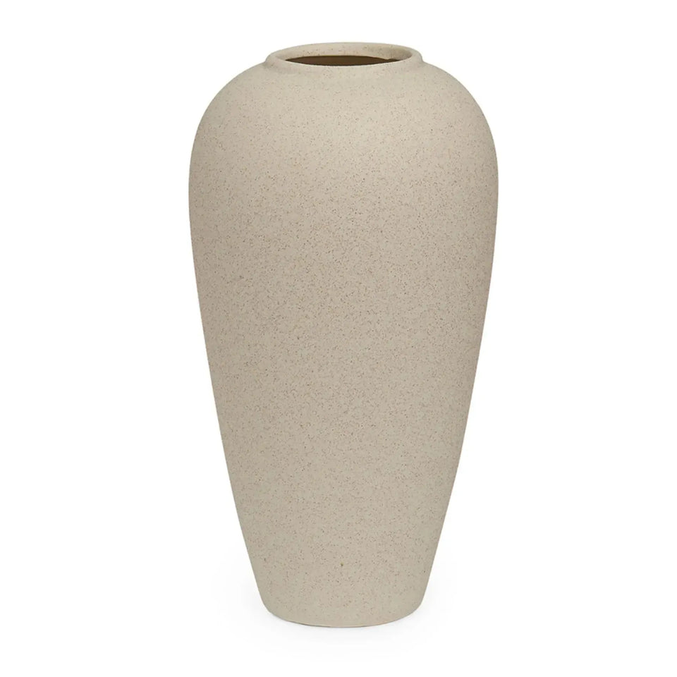 Vaso Cerâmica Off White 34x17,5cm Mart