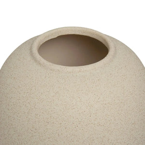 Vaso Cerâmica Off White 34x17,5cm Mart