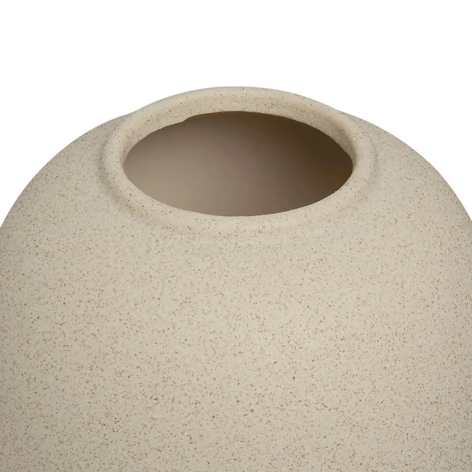 Vaso Cerâmica Off White 34x17,5cm Mart