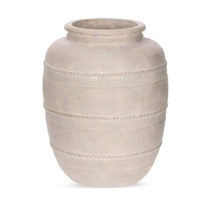 Vaso Fibra de Vidro Off White 46x35cm Mart