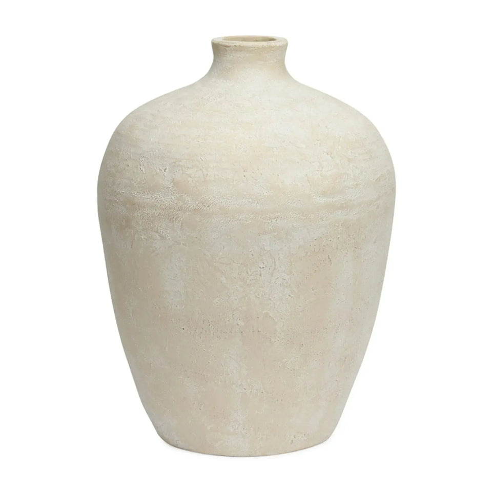 Vaso Fibra de Vidro Off White 57x41,5cm Mart