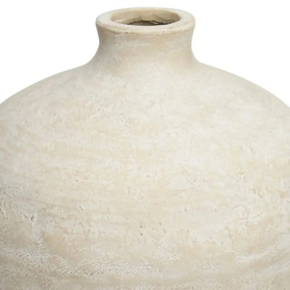 Vaso Fibra de Vidro Off White 57x41,5cm Mart