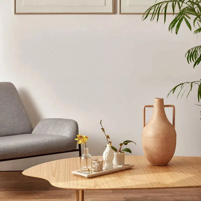 Vaso Metal Bege 34,5x18cm Mart