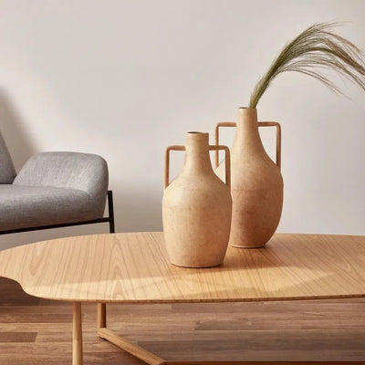 Vaso Metal Bege 39x20,5cm Mart