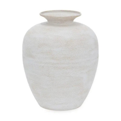 Vaso Metal Branco 31x24,5cm Mart